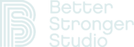 Logo Better Stronger Studio